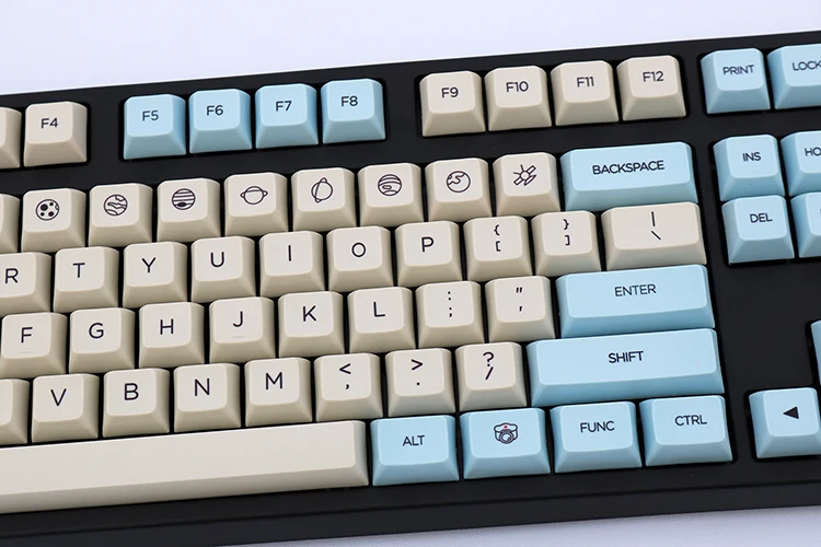 Moon landing XDAS profile keycap 121/163 dye сублимированный filco/DUCK/Ikbc MX Переключатель механическая клавиатура keycap, продаются только брелки