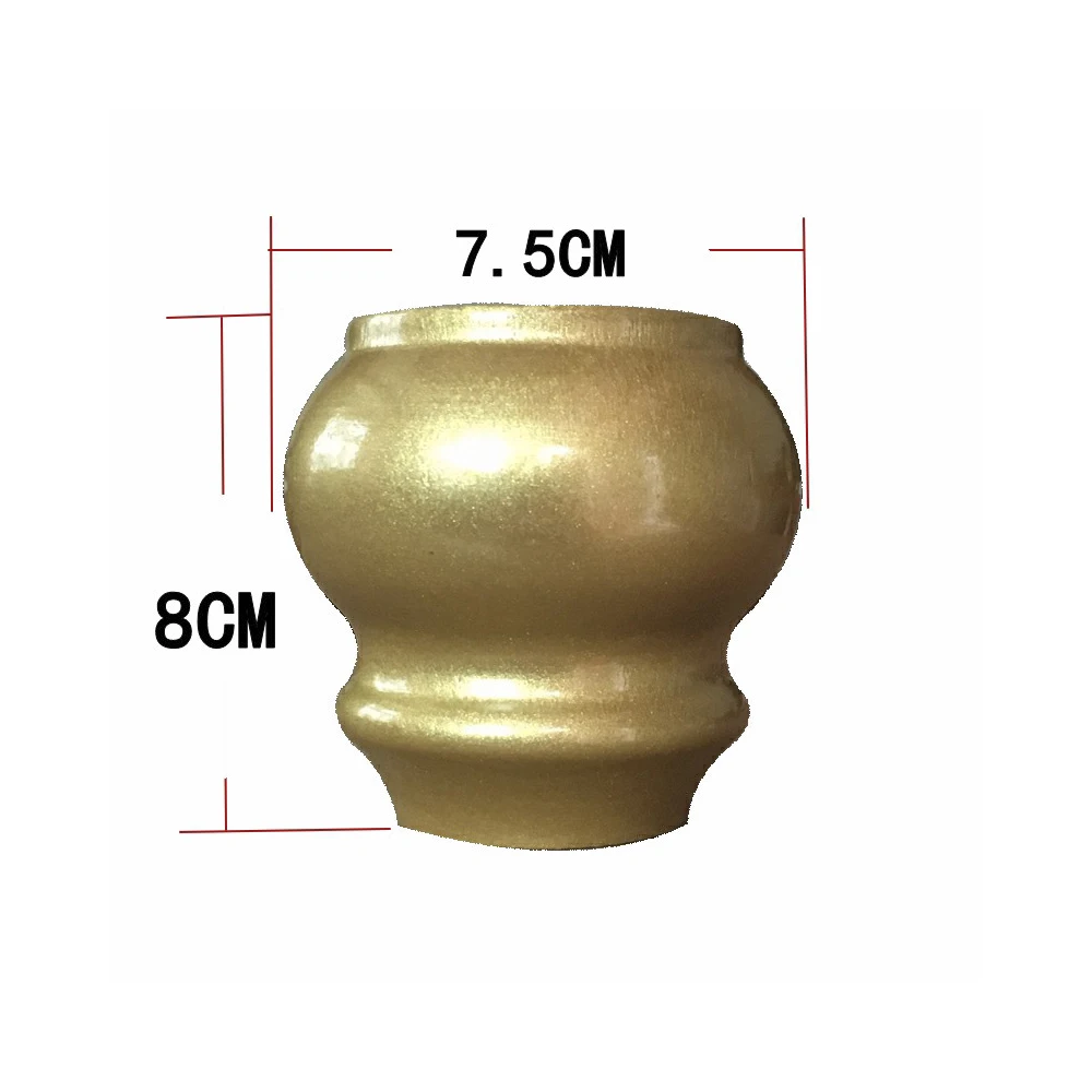 7.5X8CM Золотая мебель ноги простой стиль эвкалипта стол Кабинет кровать