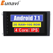 Eunavi Quad core 2 Din 9 ''Android 7 1 автомобиль радио gps для Mercedes Benz ML CLASS W164
