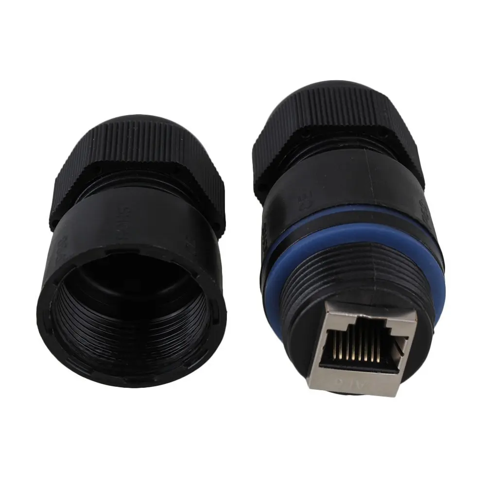 5 шт. IP68 Защита RJ45 M25 AP водонепроницаемый разъем двухсторонний 6FU 8 Pin/Core с покрытием