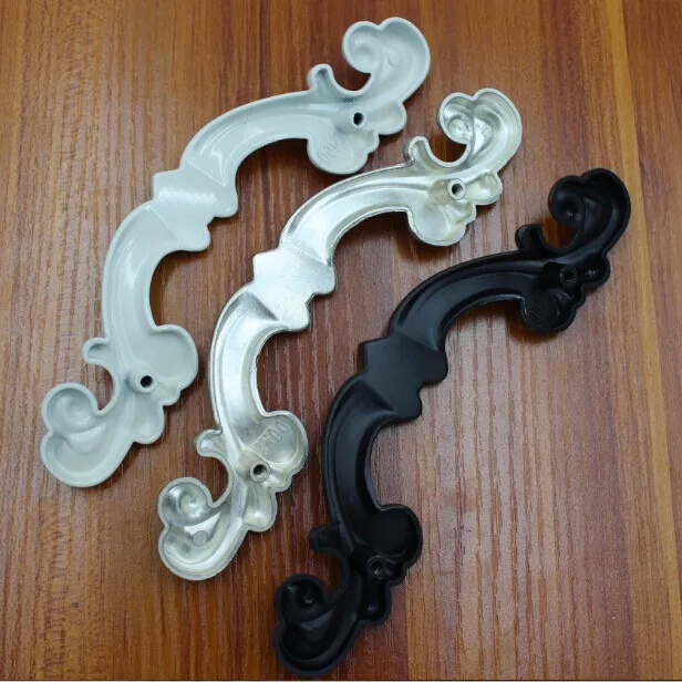 3 8 &quotкухонный шкаф тянет антикварные серебряные ручки комода Черный Белый