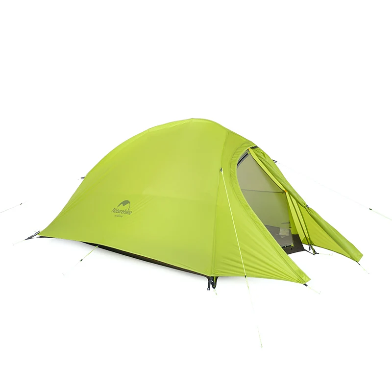 20D Light Green Naturehike CloudUp Серии Палатка Туристическая Кемпинговая Палатки Для Отдыха На Природе Для Туризма 2 Человека Из 20D Нейлона NH15T002-T - Цвет: 20D Light Green