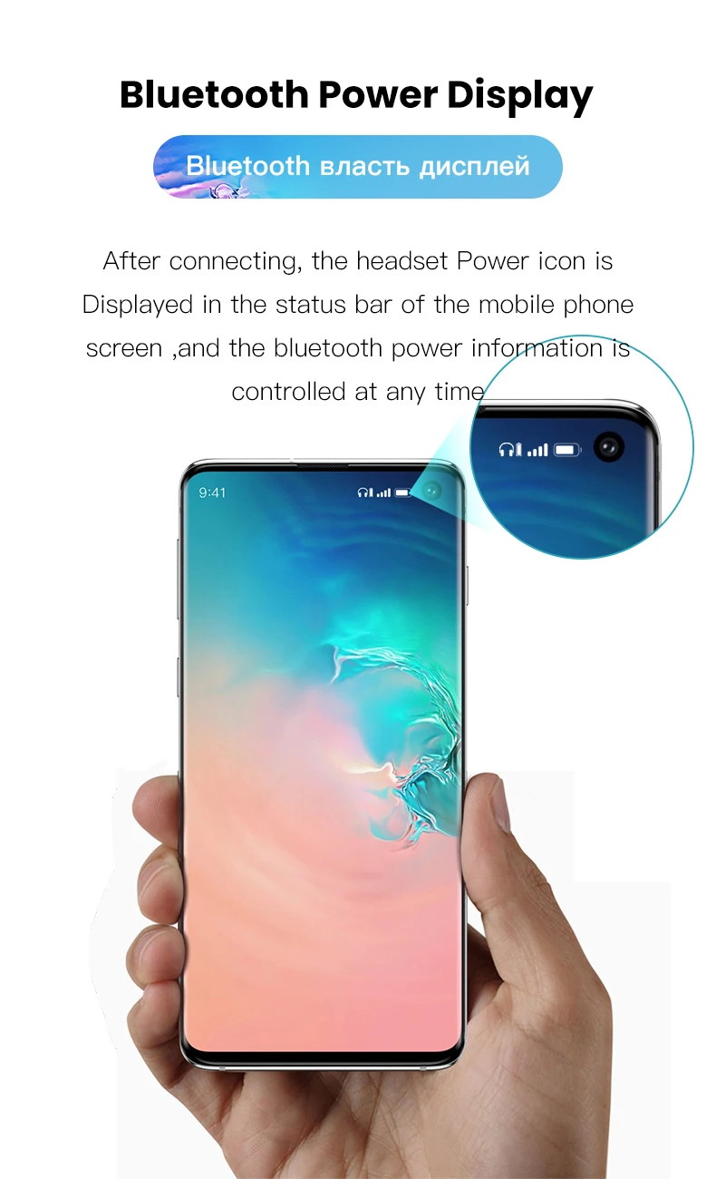 Ionct X6 наушники-вкладыши TWS с 5,0 Bluetooth наушники Bass Шум отмена с зарядным Чехол Коробка Беспроводной наушники для всех смартфонов