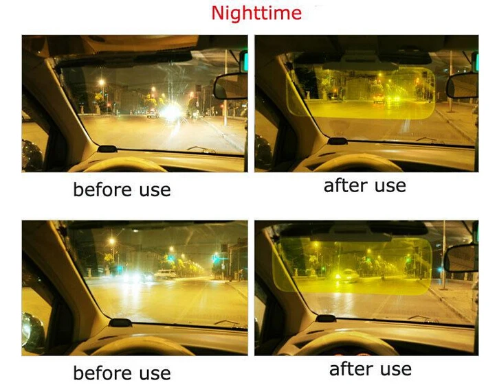 2 в 1 зеркало для защиты зрения клип на фары солнцезащитный козырек автомобильный