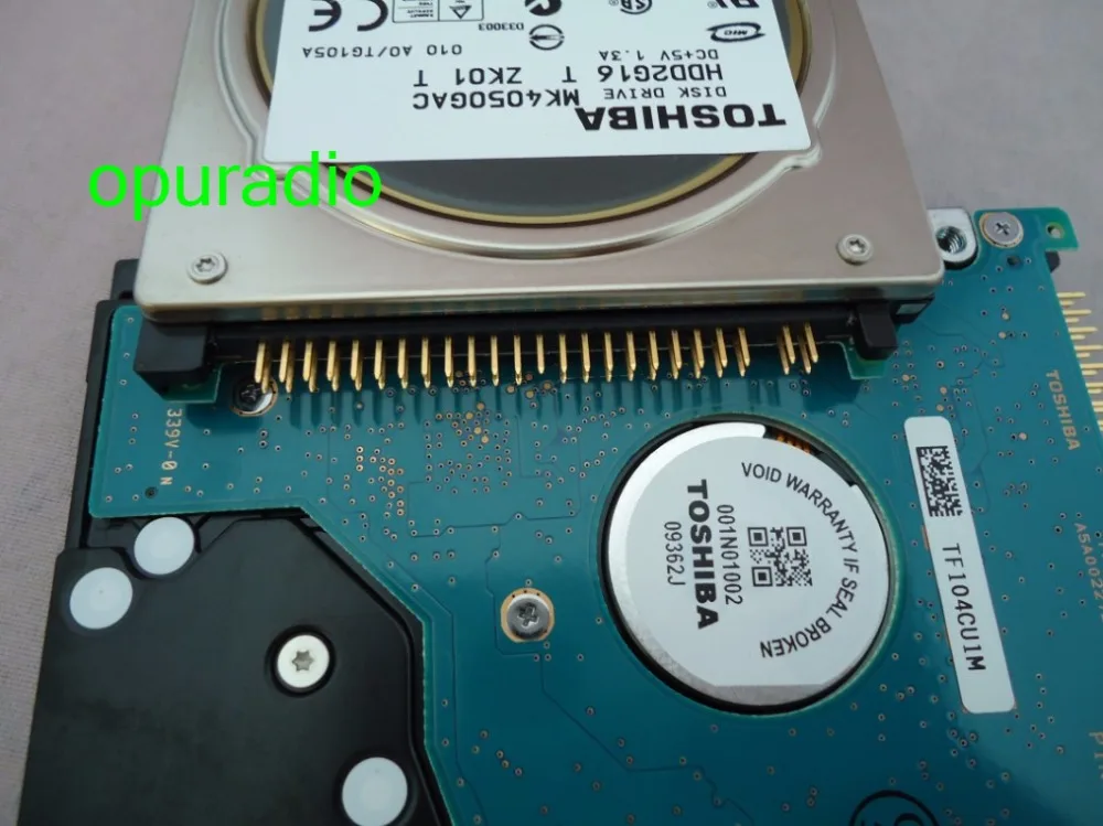 Top quality TOSHI MK4050GAC DISK DRIVE HDD2G16 T ZH01 DC+5V 1.3A 40GB FOR mercedes-benz car HDD navigation systems | Автомобили и
