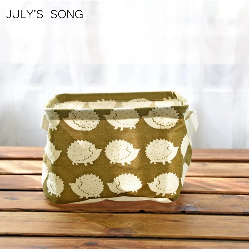 JULY'S SONG печать мультфильм одежда корзина для грязного белья корзина ткань складной ящик для хранения игрушек кухонный Органайзер
