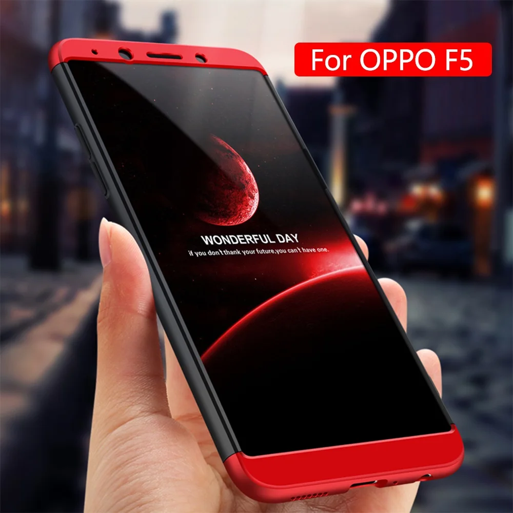 ASTUBIA оригинальный Full Защитный чехол для OPPO F5 Ультратонкий 360 Жесткий A73 A73T 6 0