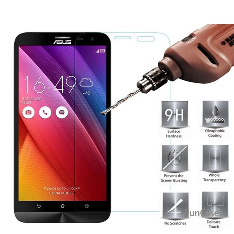 Закаленное Стекло Экран Protector для Asus Zenfone 2 ZE550ML ZE551ML лазерной ZE550KL ZE500KL спереди 9 H