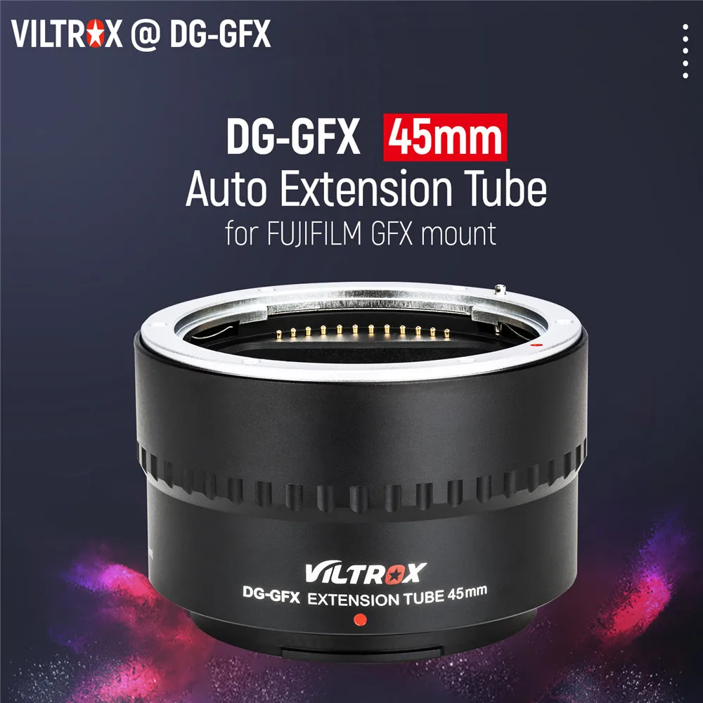 Viltrox DG-GFX 45 мм металлическое Крепление Автофокус AF макро Удлинительное Кольцо для
