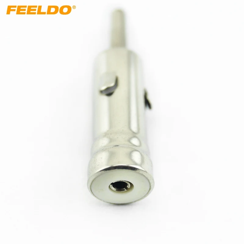 

FEELDO 1Pc Car AM/FM Radio Male ISO Plug to Din Aerial Antenna Plug Adapter Connectors #FD-1496