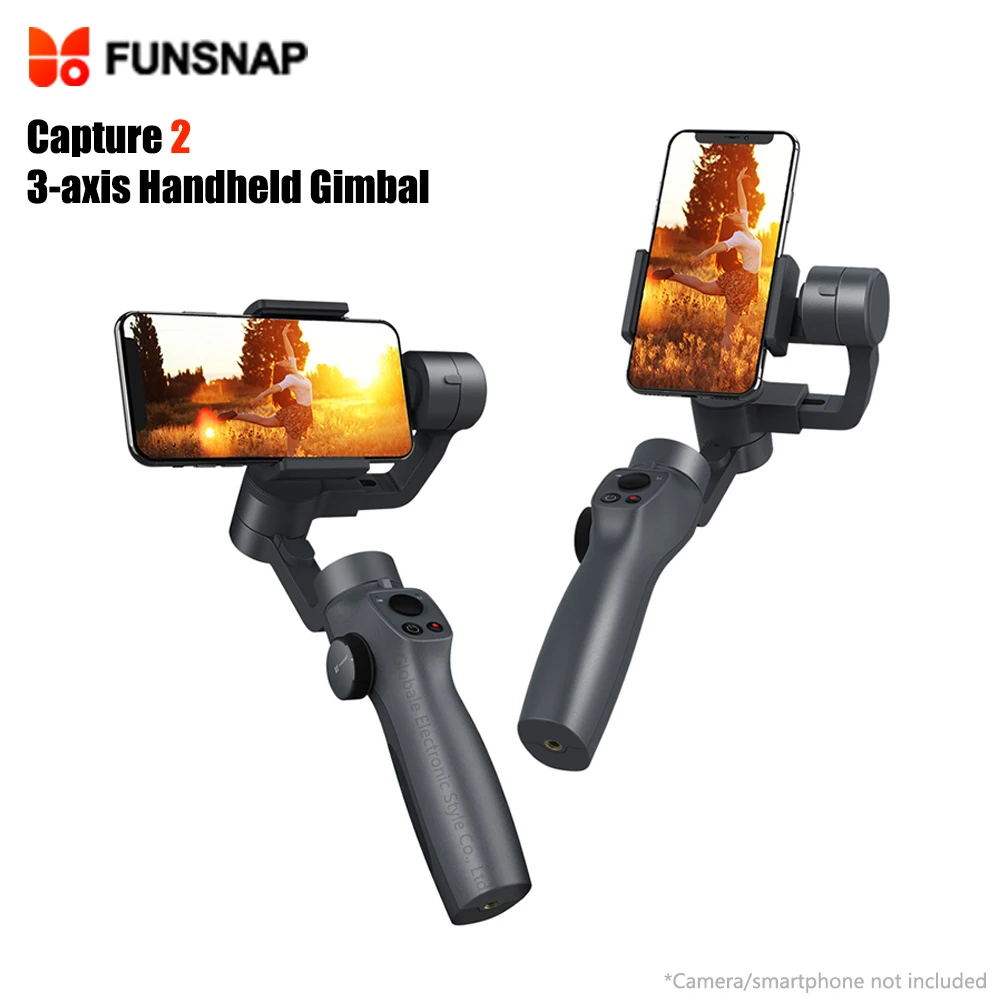 Оригинальный ручной карданный стабилизатор для камеры FUNSNAP Capture 2 с 3 Осями
