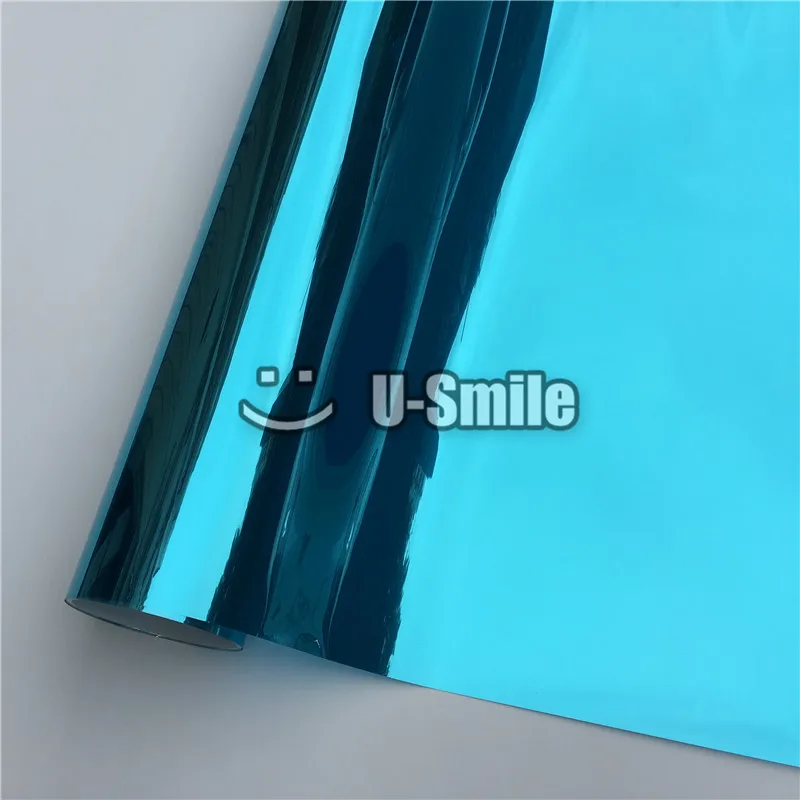 VLT Тонировочная пленка для окон из сине серебристой фольги Размер: 1 52*30 м/рулон