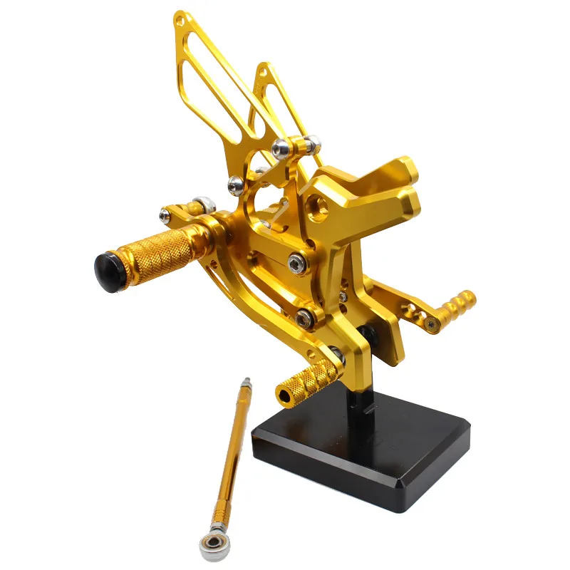 CNC алюминиевый мотоцикл Rearset мотоцикл подножка задние наборы регулируемая подножка для KAWASAKI Z750 Z 750 2004 2005 2006