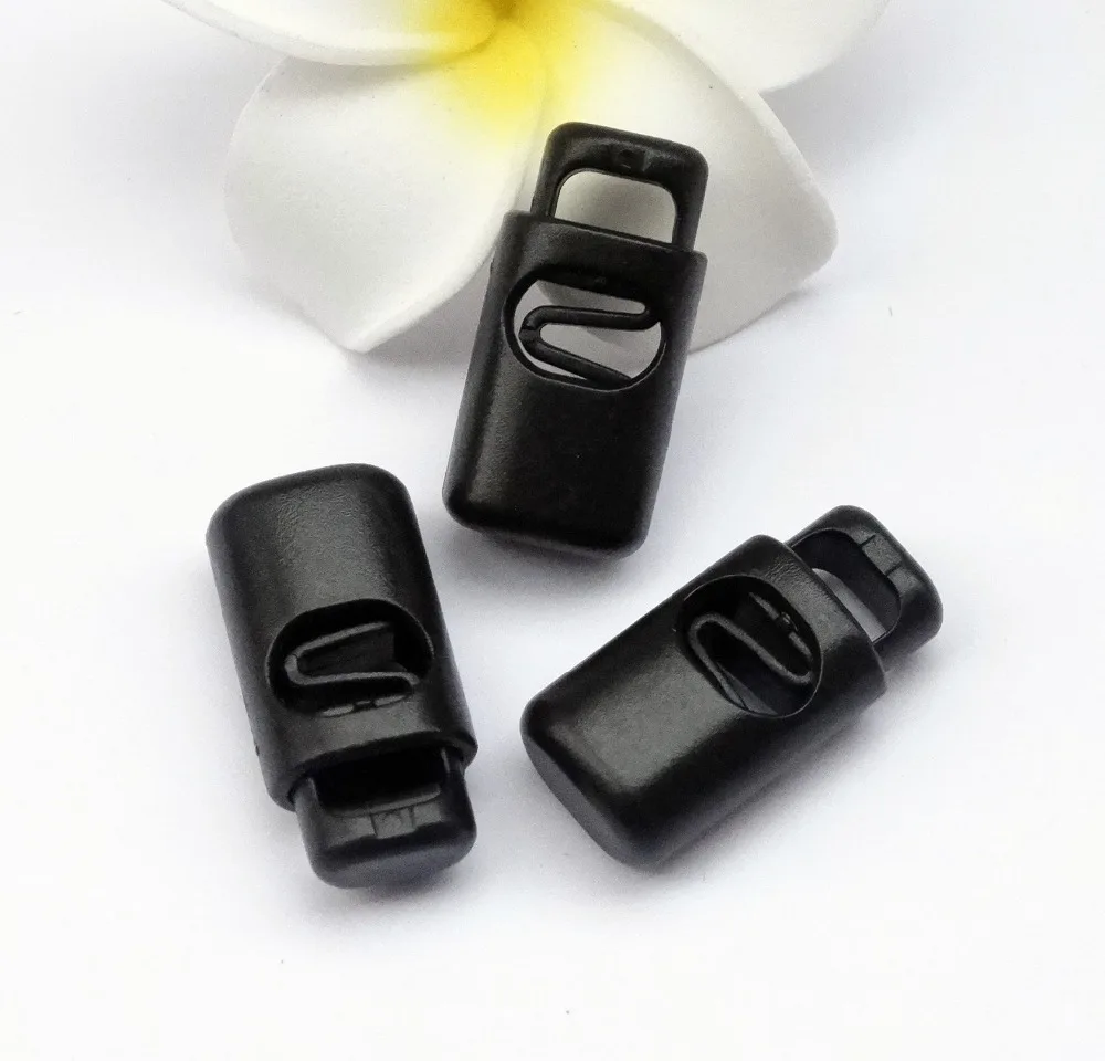 35 шт./лот черные пластиковые Пружинные фиксаторы с одним отверстием | Дом и сад