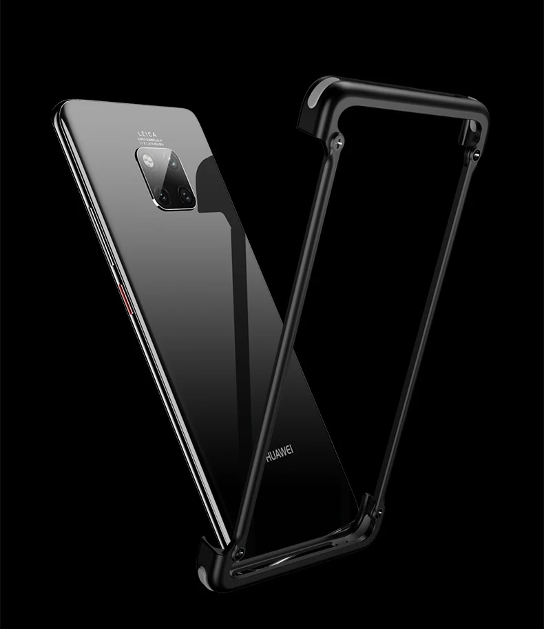 Oatsbasf Алюминиевый металлический бампер чехол для huawei mate 20/Pro/X/RS Porsche Дизайн Мода подушка безопасности Защита от падения Чехол