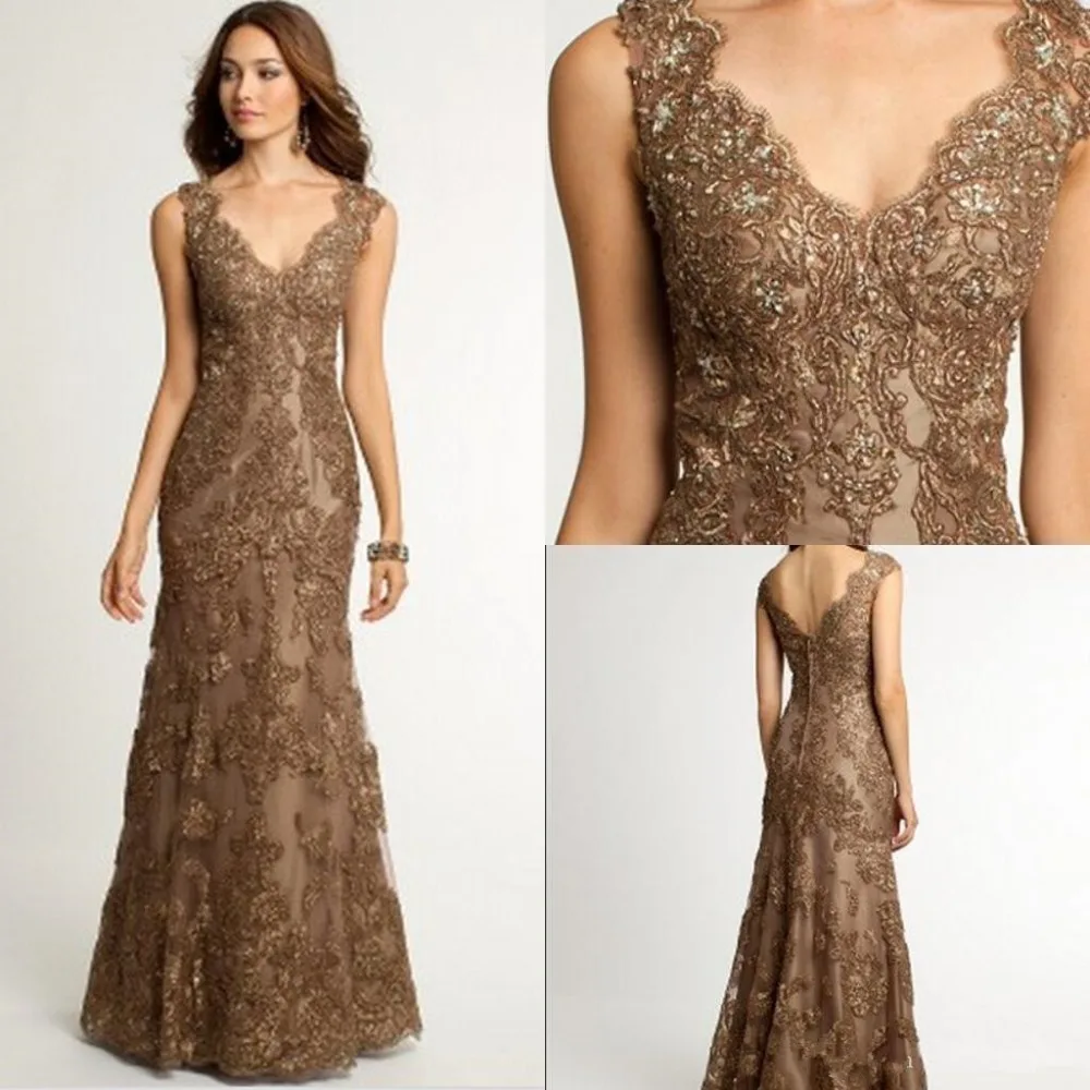 Платье золотого размера плюс для мамы и невесты vestido de madrinha винтажное кружевное