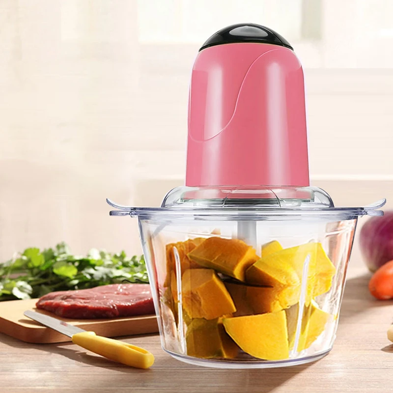 Электрический измельчитель 2 л мощная Мясорубка из нержавеющей стали