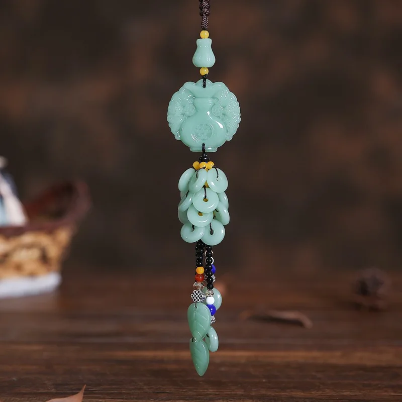 Автомобильное зеркало заднего вида подвесное украшение для интерьера