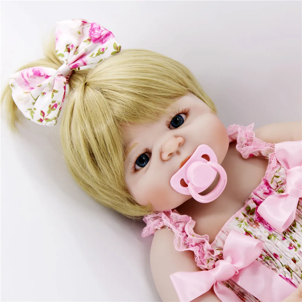 White skin bebe Reborn Baby Doll fashion Girl Princess 23 inch Dolls Alive Reborns cute Toy For kids Best Christmas present |