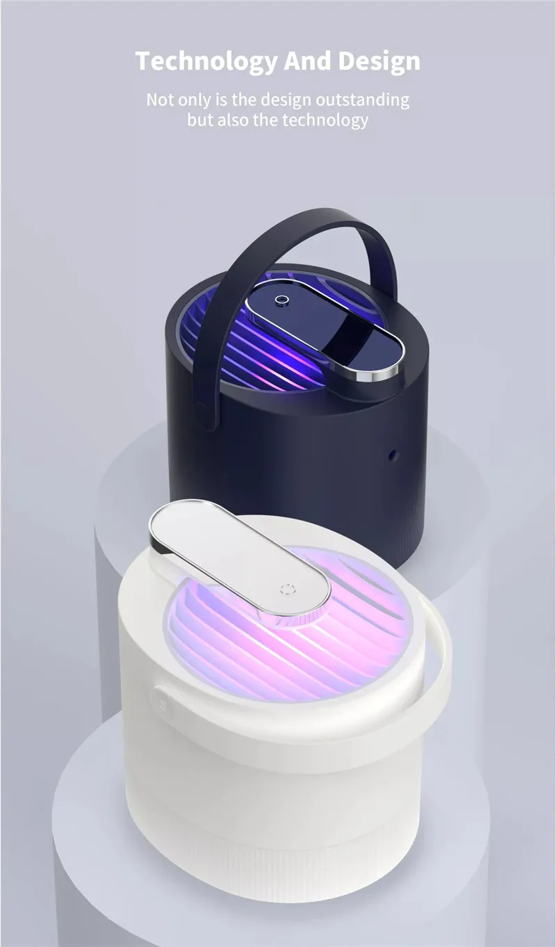 Xiaomi Vh-328 Mosquito Killer Lamp Usb Electric Photocatalyst Portable Mosquito Repellent Insect Killer Lamp Trap Uv Light
