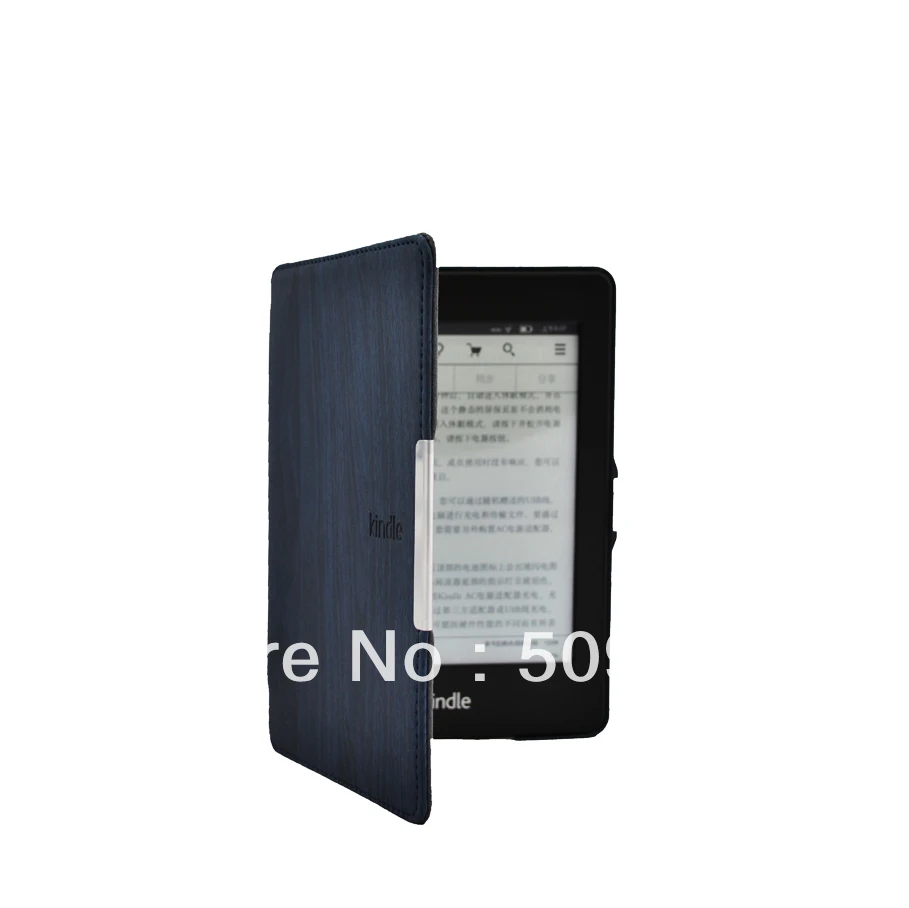 Чехол из искусственной кожи с рисунком под дерево для Amazon kindle paperwhite Wifi 3G |