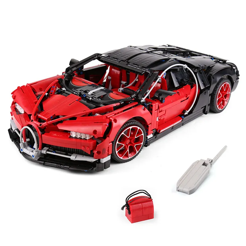 20086 Bugatti чугун гоночный автомобиль наборы совместимы с 42083 строительные блоки технические модельный кирпич автомобиля игрушки для мальчика