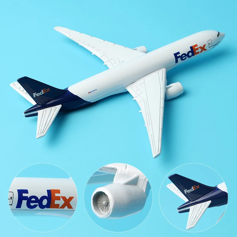 Air FedEx Express B777 Airlines Boeing 777 Airways самолет модели самолета 16 см сплав металлов Самолет