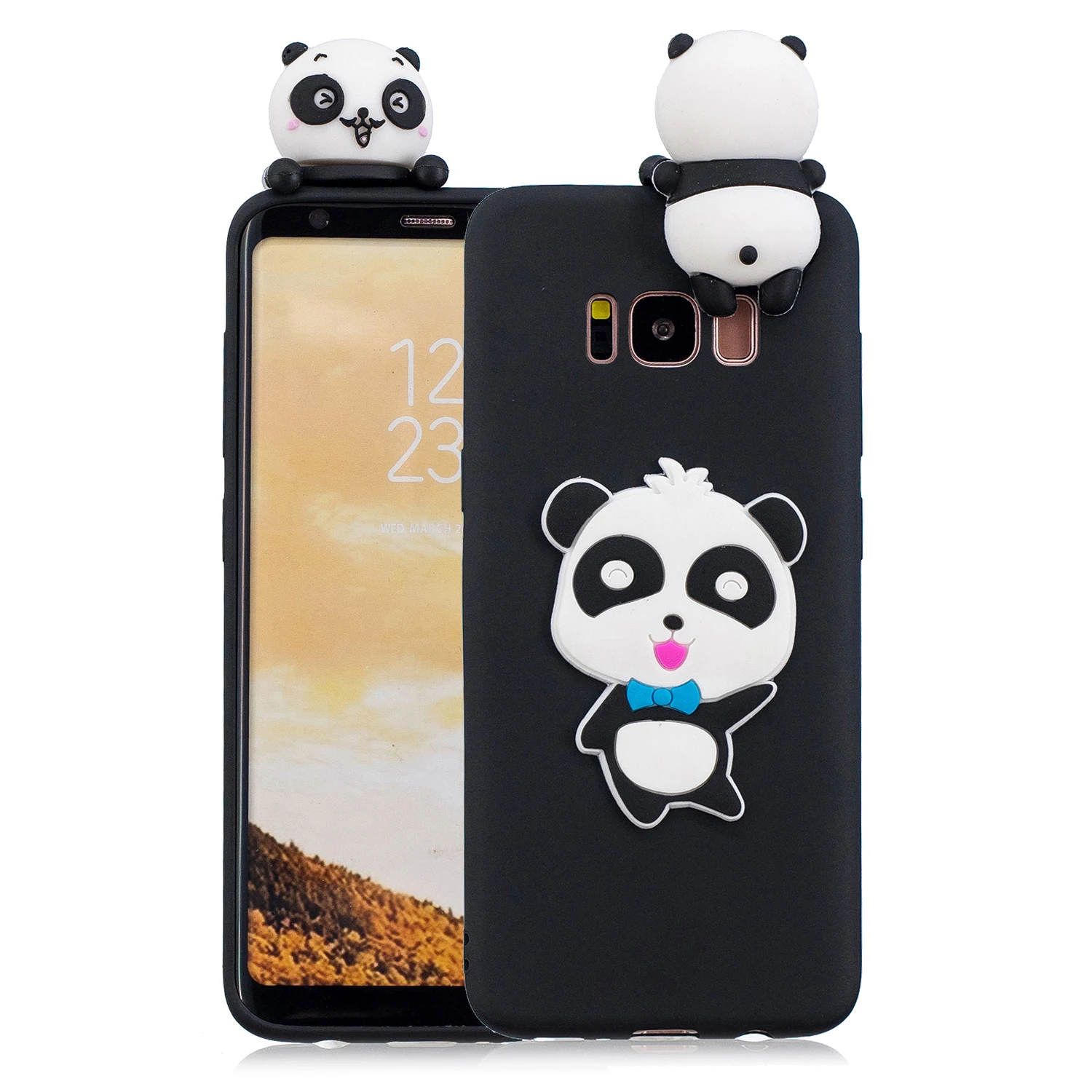 VRLucky Unicorn Panda Cat Pattern TPU Phone Case For Samsung S9 S8 Plus S6 S7 Edge Note 8 9 J3 J5 J7 A3 A5 A7 A6 A8 J4 J6 |