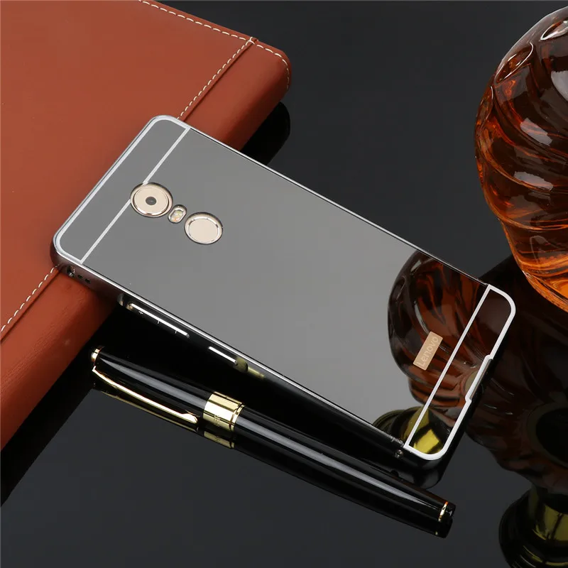 Для lenovo K6 Примечание Plus металлический корпус Алюминий чехол акриловая