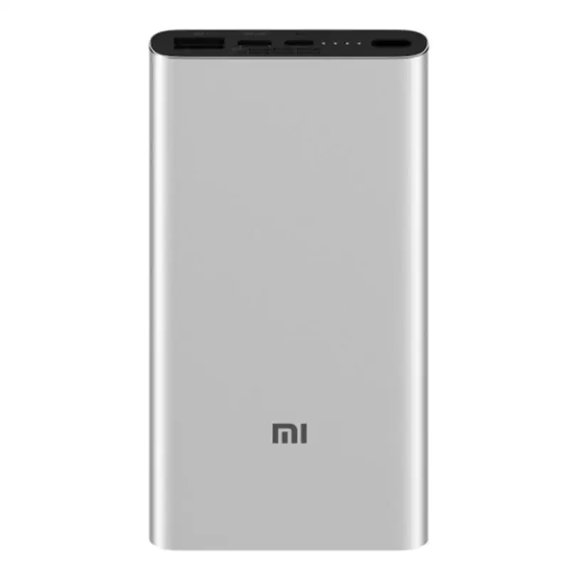 10000mAh Silver Xiaomi power Bank 3 10000 мАч 20000 мАч Внешний аккумулятор Емкость PLM07ZM USB-C 45 Вт двустороннее зарядное устройство банк питания для мобильного телефона - Цвет: 10000mAh Silver