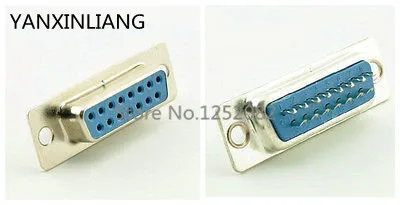 10 шт. розетка для разъема VGA DB15 DB15F|female pin connector|female connectorfemale vga connector |