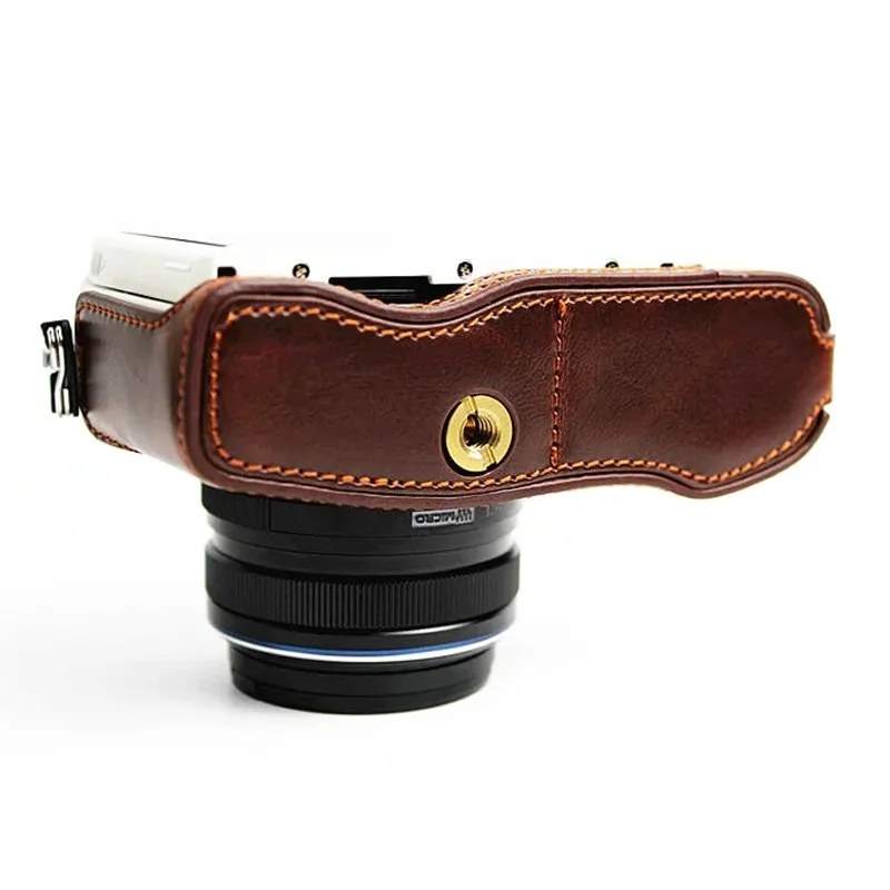 Из искусственной кожи Камера сумка для цифровой камеры Olympus Pen Lite E-PL7 E-PL8 E-PL9