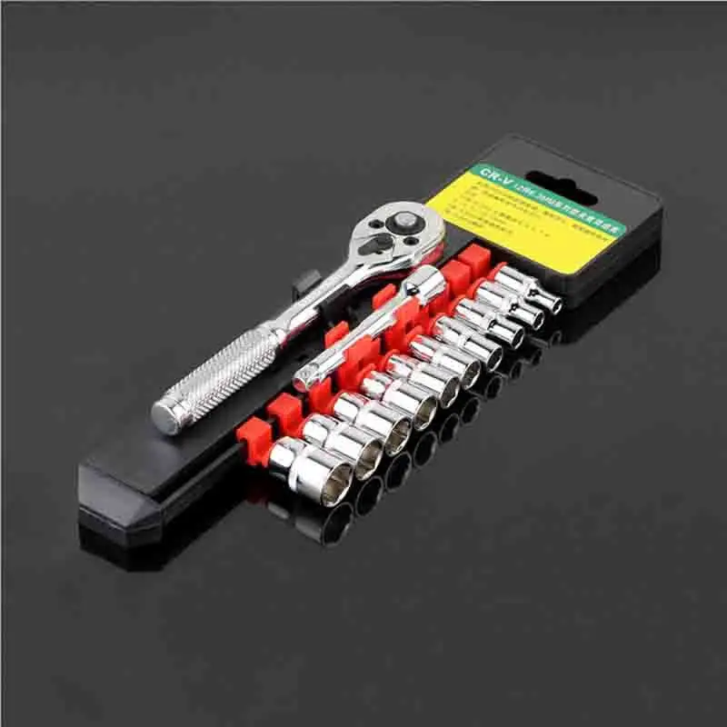 Набор торцевых ключей с трещоткой 1/4 &quot набор многофункциональных бытовых