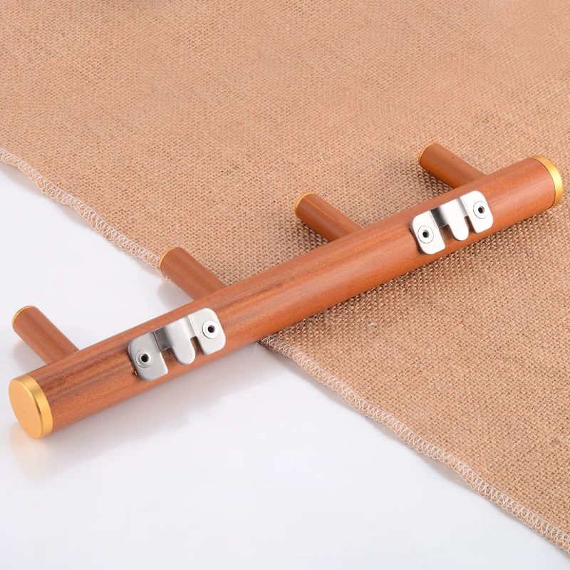 Крючки для халатов деревянный крючок пальто Настенный алюминиевый креативный