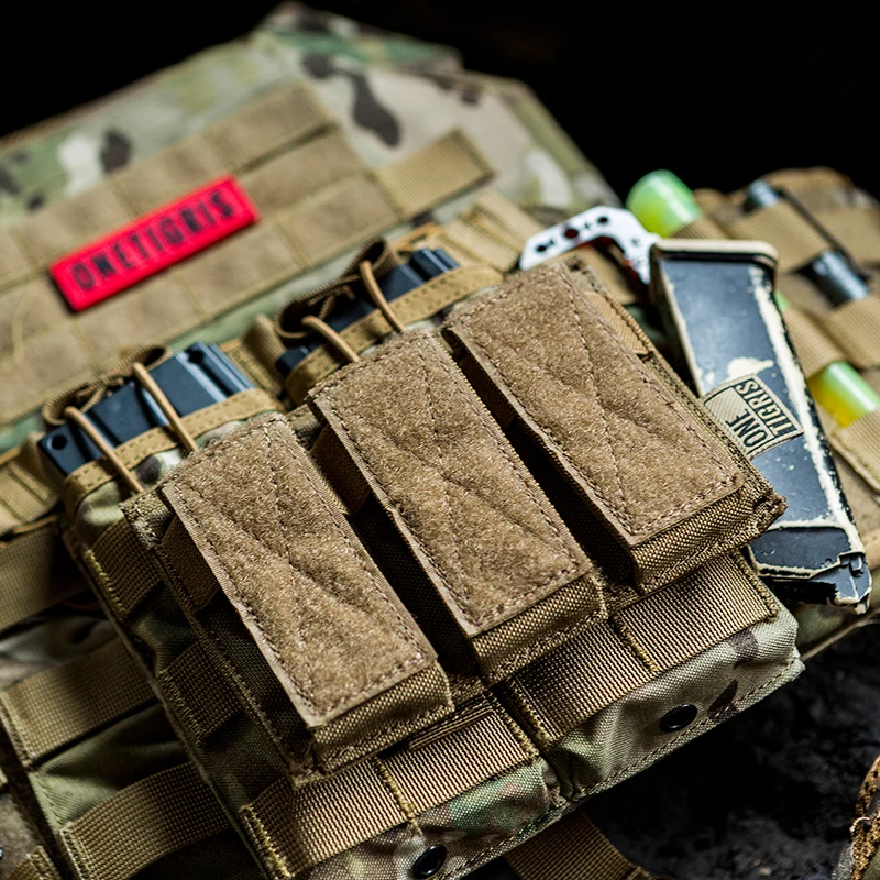 Тактический чехол OneTigris для магазина с тройным пистолетом 9 мм 40 S & W 45 ACP Магнитный