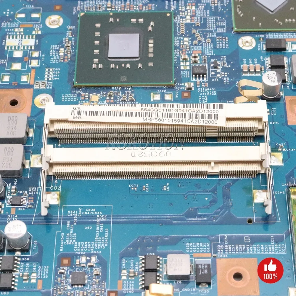 NOKOTION MBP5601015 MBPKE01001 для acer Aspire 5738 материнская плата ноутбука DDR2 только 48.4CG07.011 |