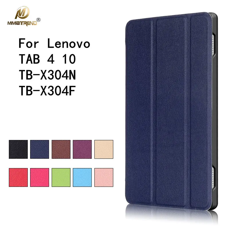Mimiatrend для Lenovo Tab 4 10 tb x304n x304f Планшеты тонкий Fold Flip Case Стенд Смарт Защитная В виде
