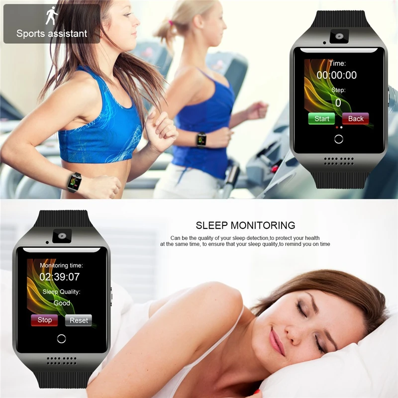 Смарт-часы-телефон с камерой Bluetooth поддержка SIM-карт TF