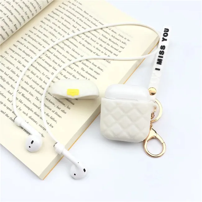 White Мини Мягкий силиконовый чехол для Apple Airpods противоударный чехол для Apple гарнитура для Airpods чехол s маленькая сумка Air Pods защитный чехол - Цвет: White