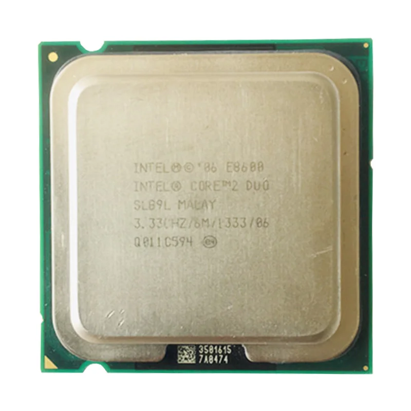 Двухъядерный процессор INTEL CORE 2 E8600 LAG 775 разъем 3 33 ГГц/65 Вт/6 м/FSB 1333 для настольных