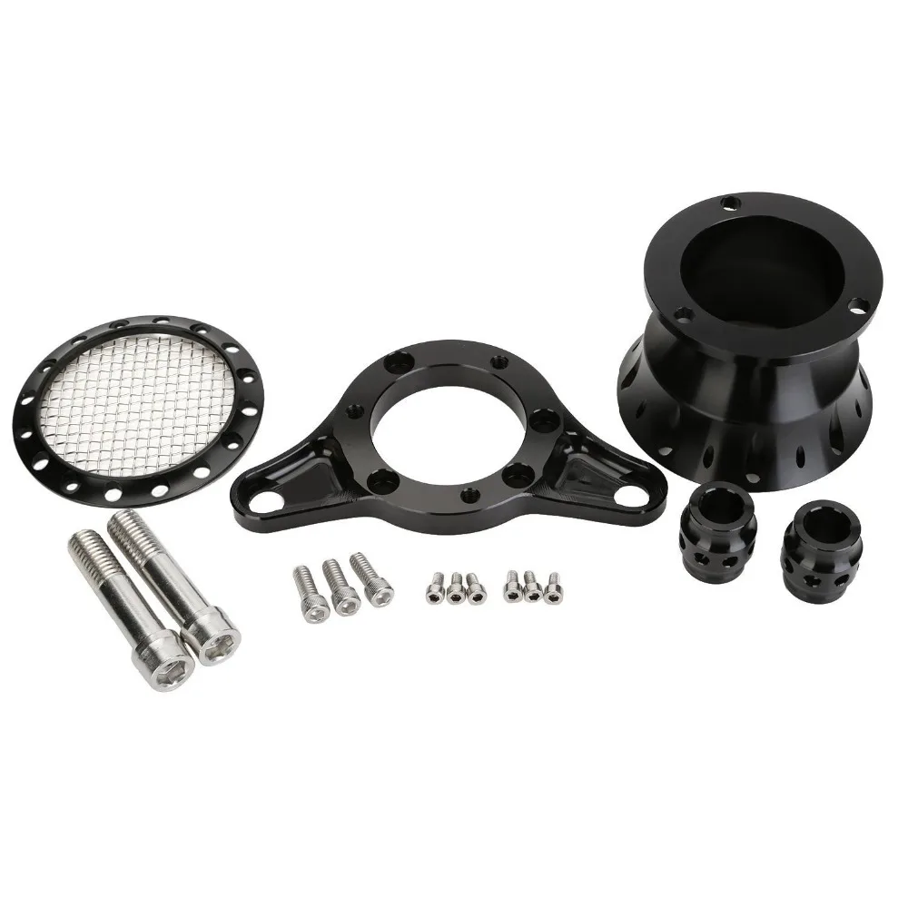 

Для Harley Sportster 883 1200 XL 48 2004-UP мотоциклетный черный скоростной стек воздухоочиститель Впускной фильтр CNC алюминий
