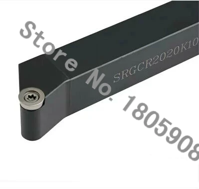 

SRGCR2020K08 20*20*125MM Metal Lathe Cutting Tools Lathe Machine CNC Turning Tools External Turning Tool Holder S-Type SRGCR/L