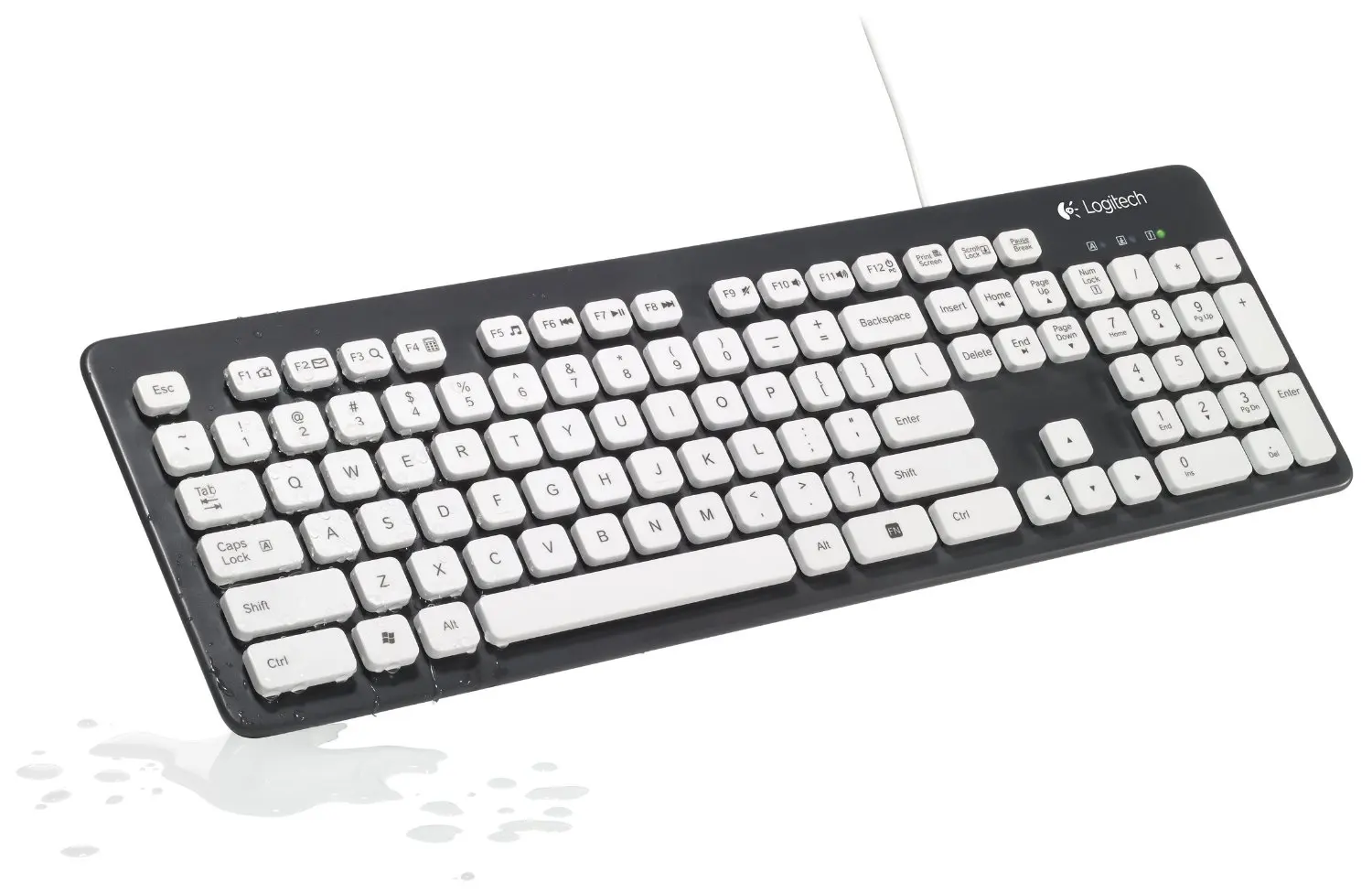 Моющаяся Клавиатура Logitech K310 для Windows черный цвет|keyboard cover for macbook|keyboard ledkeyboard guitar |