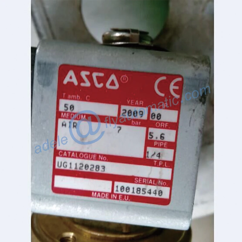 UG1120283 3H8 T206 400-914-242 ASCO Gas controlled pilot valve 1/4 &quotcaliber all copper solenoid | Обустройство дома