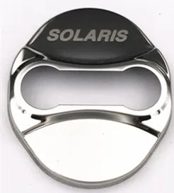 Solaris silver 4pcs Для hyundai ix35 Solaris аксессуары 4 шт. крышка дверного замка автомобиля из нержавеющей стали для стайлинга автомобилей - Цвет: Solaris silver 4pcs