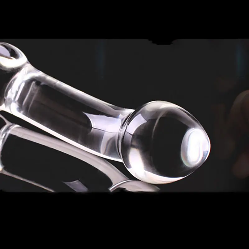 Стеклянная Анальная пробка интимные игрушки в виде пули для мужчин и женщин