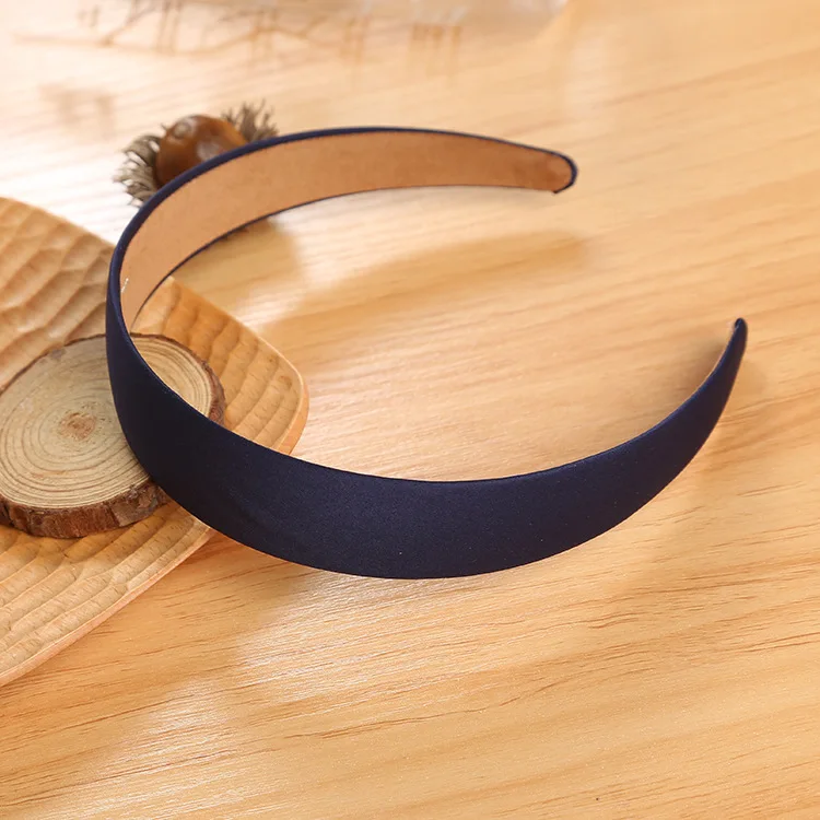 Цветная атласная повязка для волос Резиновая лента обмотка аксессуары ширина: 2 5