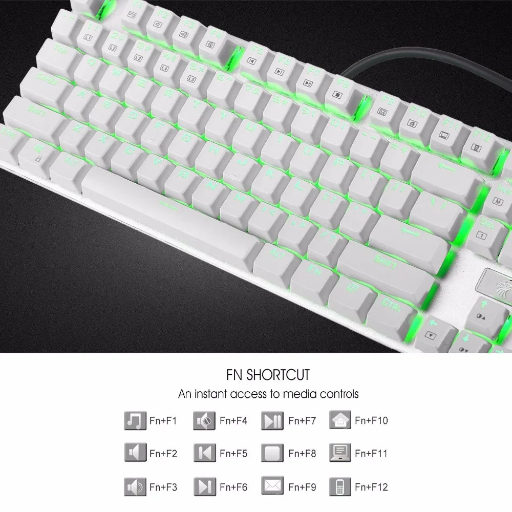 Z88 RGB Механическая игровая клавиатура красный переключатель линейный тихий