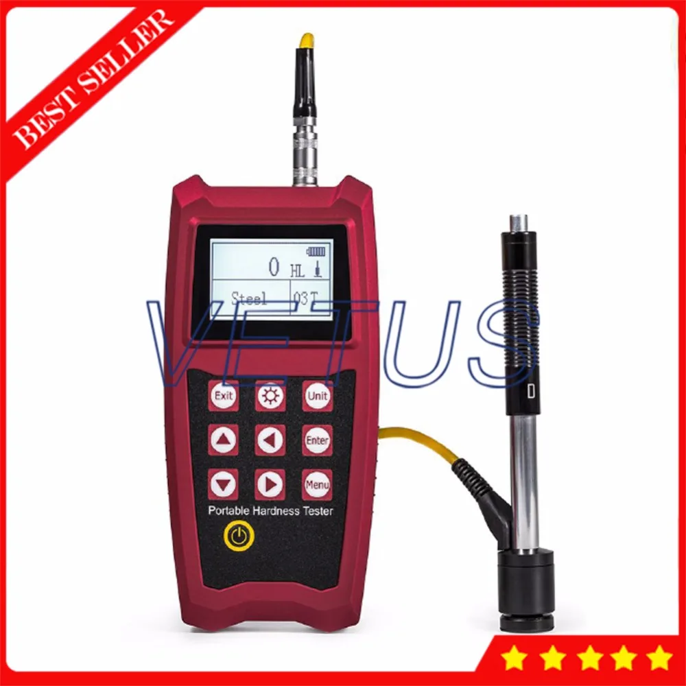 Цифровой измеритель твердости металла UEE910 портативный тестер с ЖК дисплеем и