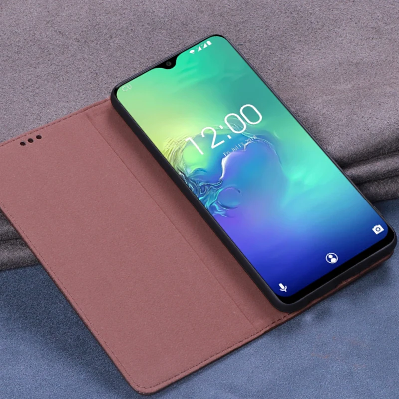 Роскошный Магнитный чехол для OUKITEL C15 Pro мягкий силиконовый чехол-книжка кожаный